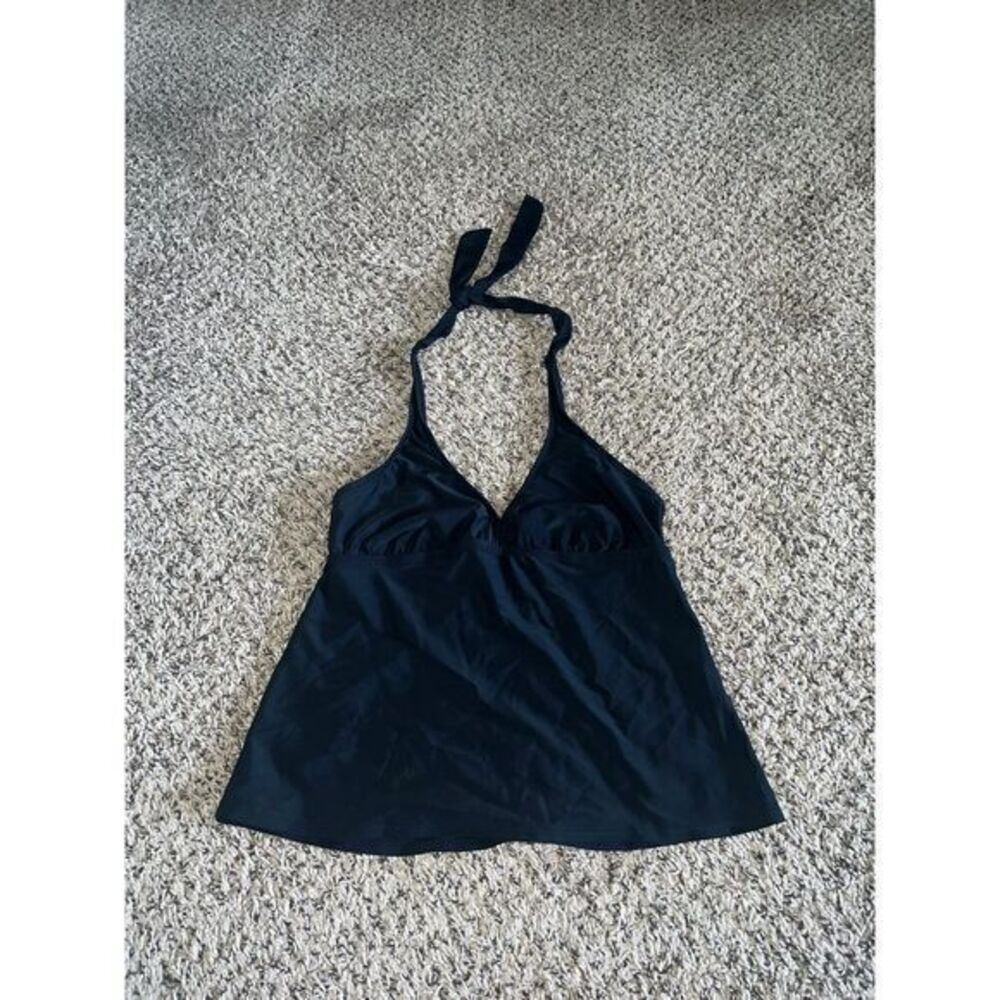 Catalina Swimsuit black‎ halter tankini size small 4-6